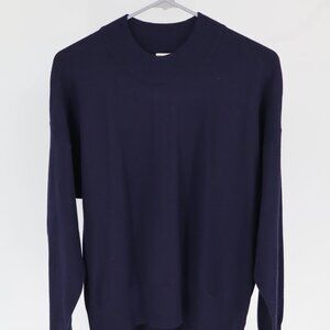 Women's crew neck sweater size M  Deep Navy Blue
